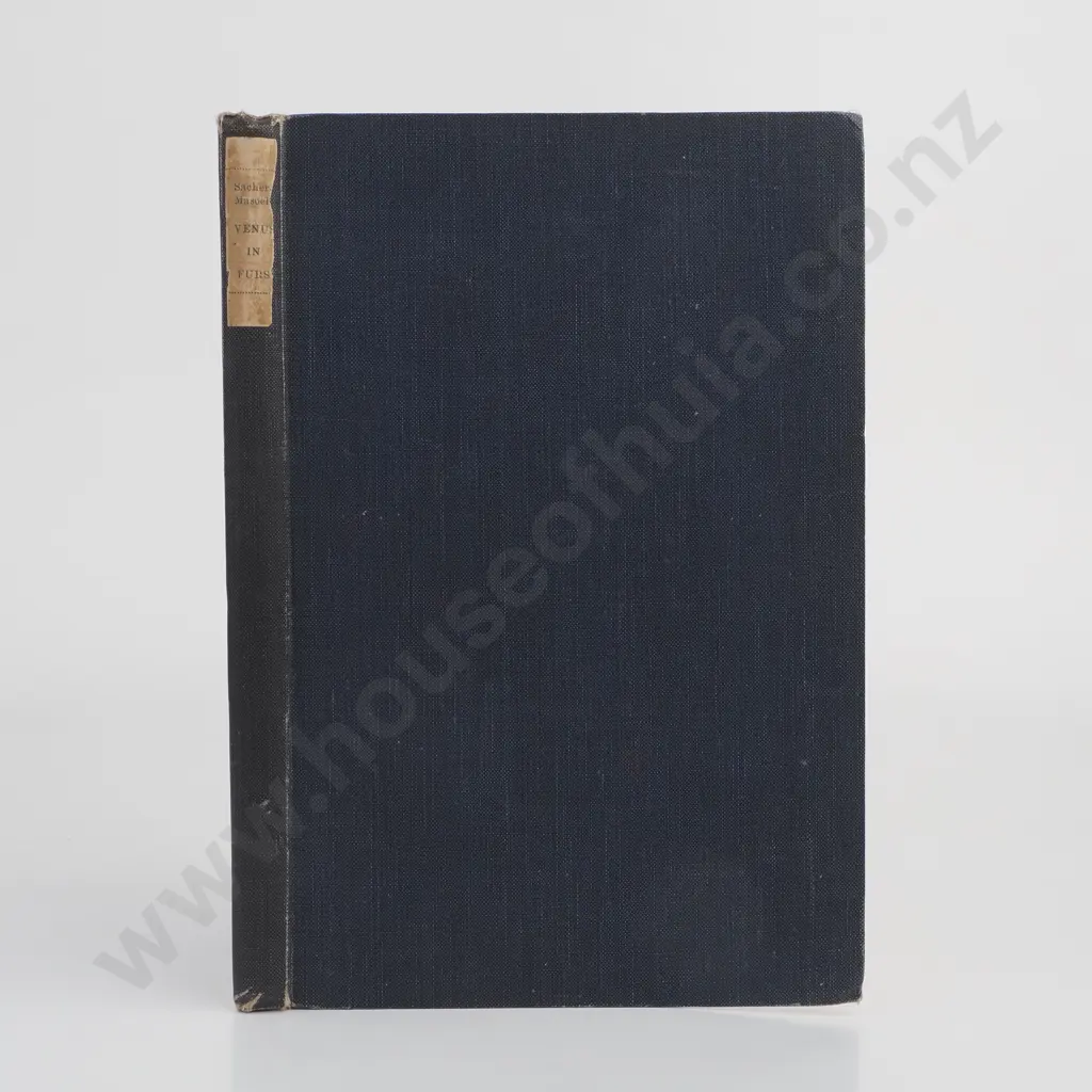 Sacher-Masoch, Leopold van - Venus in Furs, Leopold van, Boston: The Uranian Society, 1925 Image 1++
