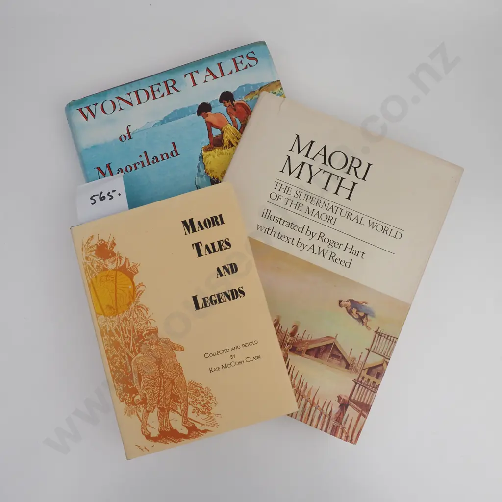 3 x Books on Maori Myths & Legends Image 1++