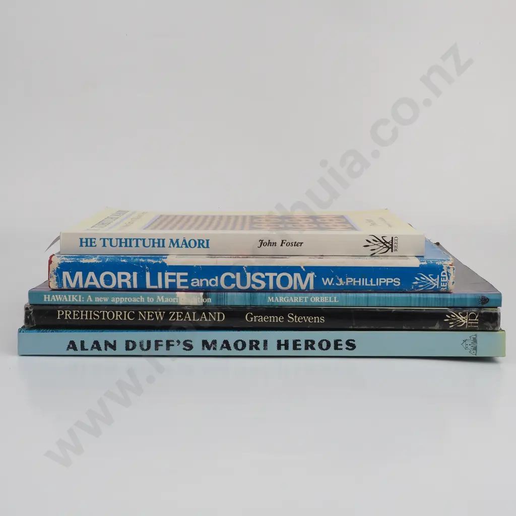 5 Books on Maori topics Image 1++