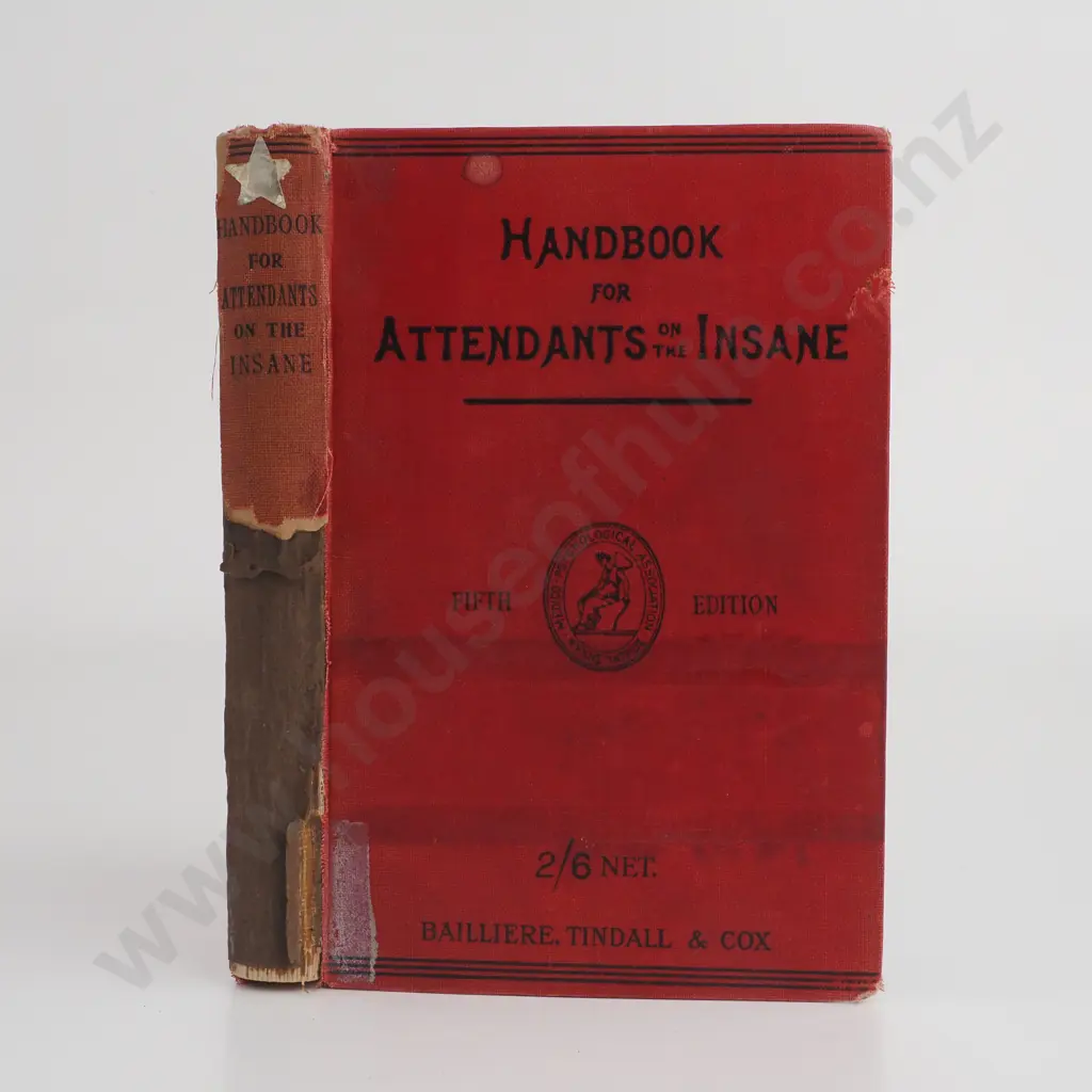 Handbook for Attendants on the Insane [AF] Image 1++
