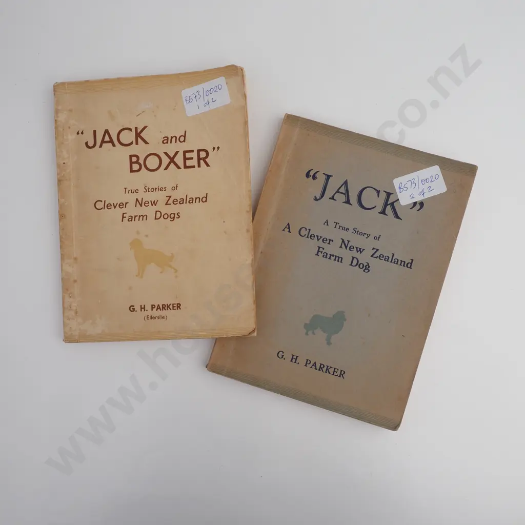 Parker, G. H.; 2 Books on Farm Dogs Image 1++