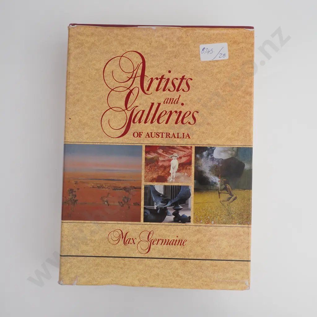 Germaine. Max - Artists and Galleries of Australia, Boolarong Publications, 1st Edition,1984 Image 1++