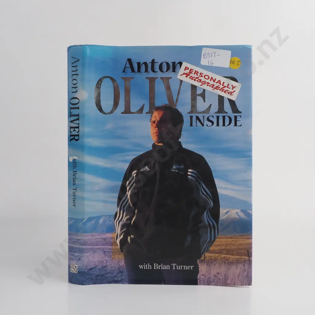 Brian Turner - Anton Oliver Inside, Autographed Image 1++