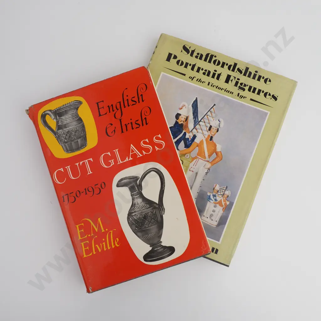Staffordshire 'Portrait Figure of the Victorian Era' by Thomas Balston & 'English & Irish Cut Glass' by EM Melville Image 1++