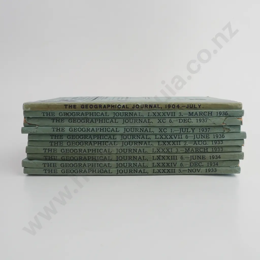 Collection of Ten Journals - 'The Geographic Journal' Image 1++