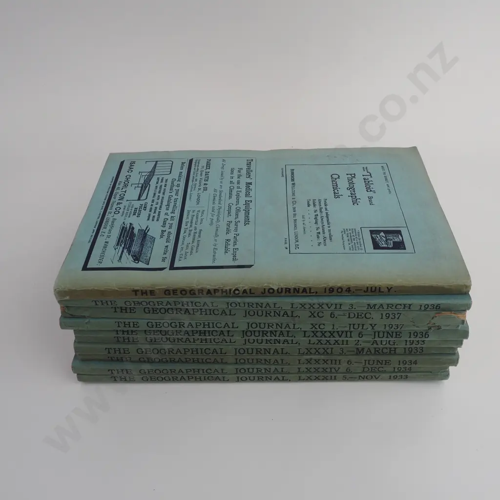 Collection of Ten Journals - 'The Geographic Journal' Image 1++