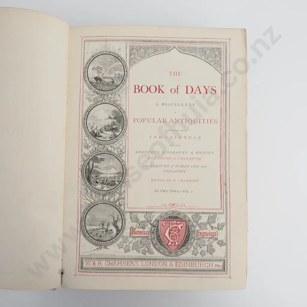 Chambers, R. [Ed]; The Book of Days, Vol. 1 Image 1++