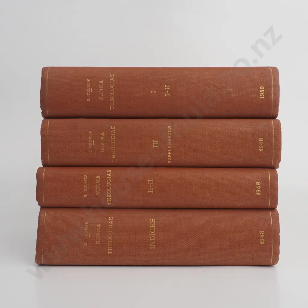 Thomas, S.; Summa Theologiae, In Latin, Published Marietti, 1950 Image 1++