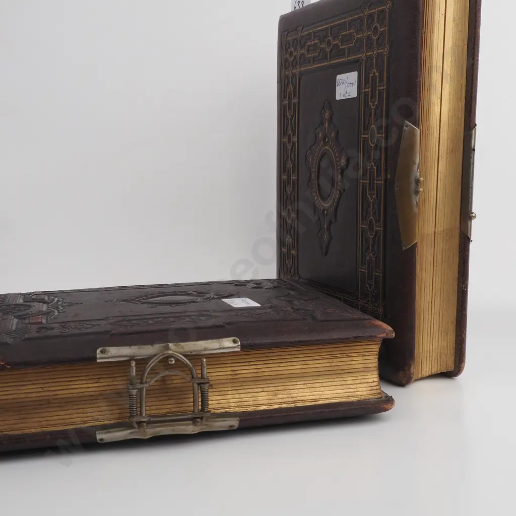 Two Victorian Photo Albums Image 1++