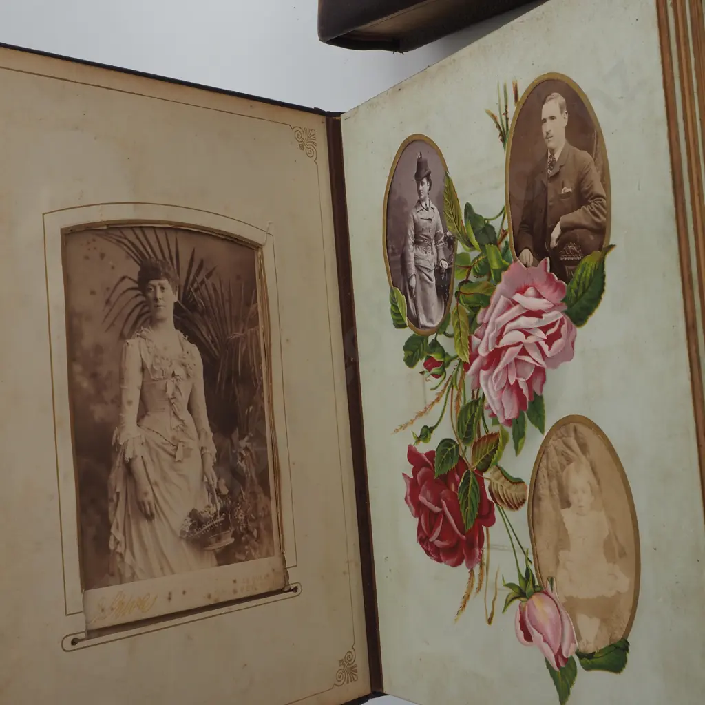 Two Victorian Photo Albums Image 1++