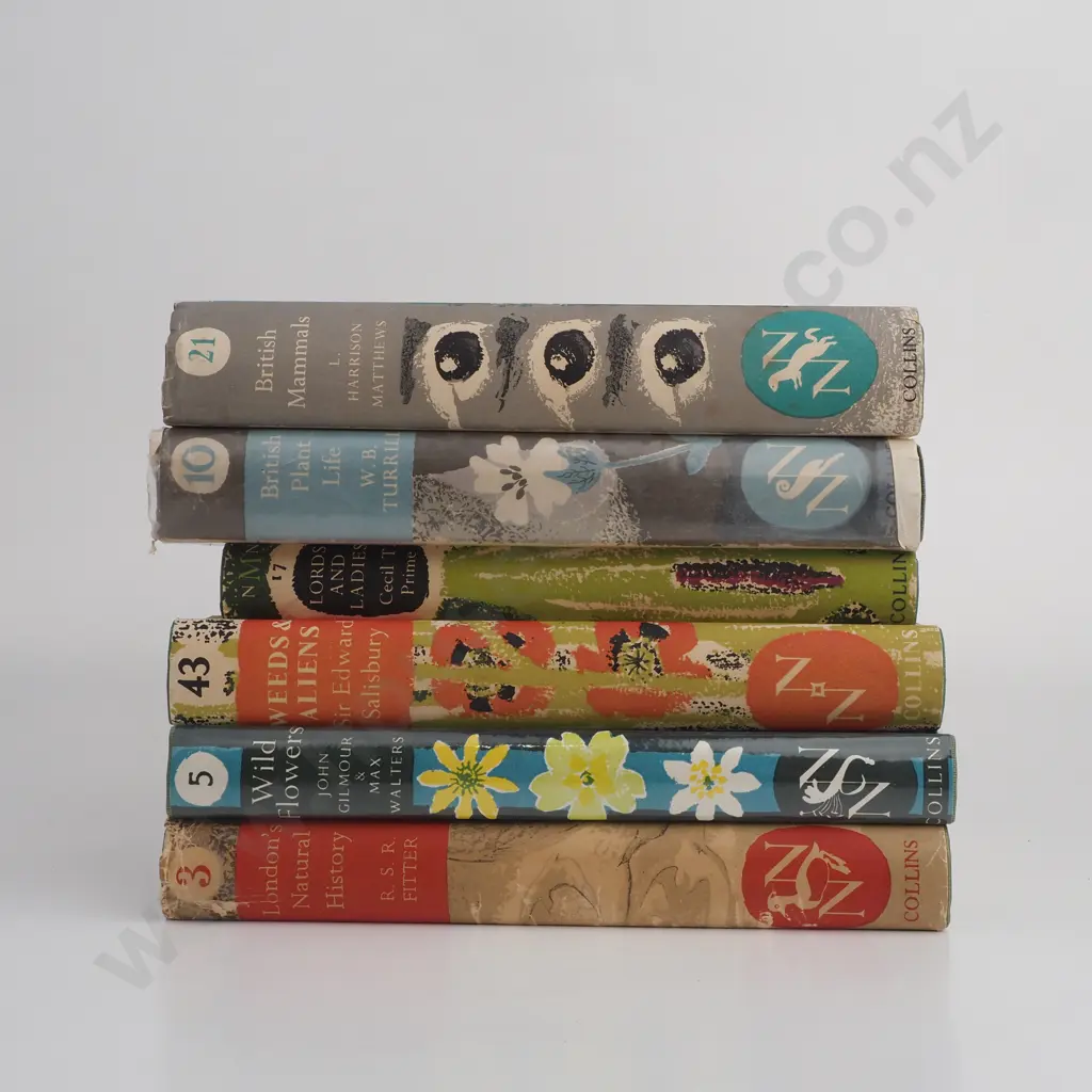The New Naturalist - 6 x Books in Relation to British Flora & Fauna Image 1++