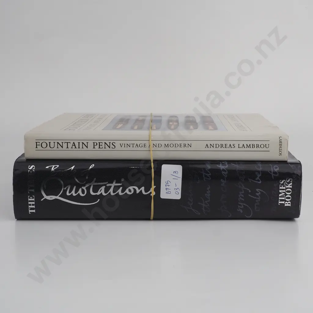 Collection of Three Books - Antiques and Quotations Image 1++