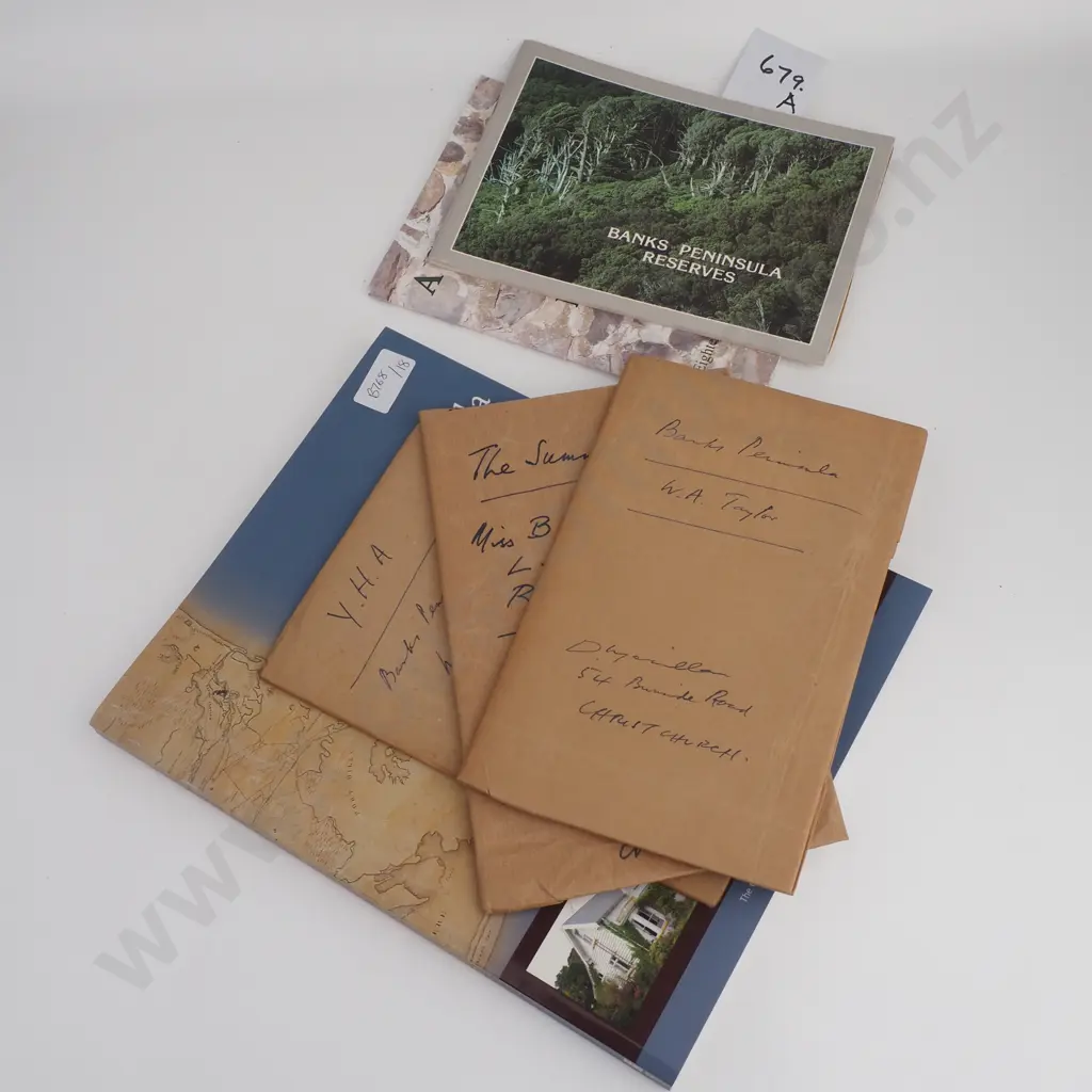 Six  Books On Banks Peninsula Charteris Bay And Christchurch City Image 1++