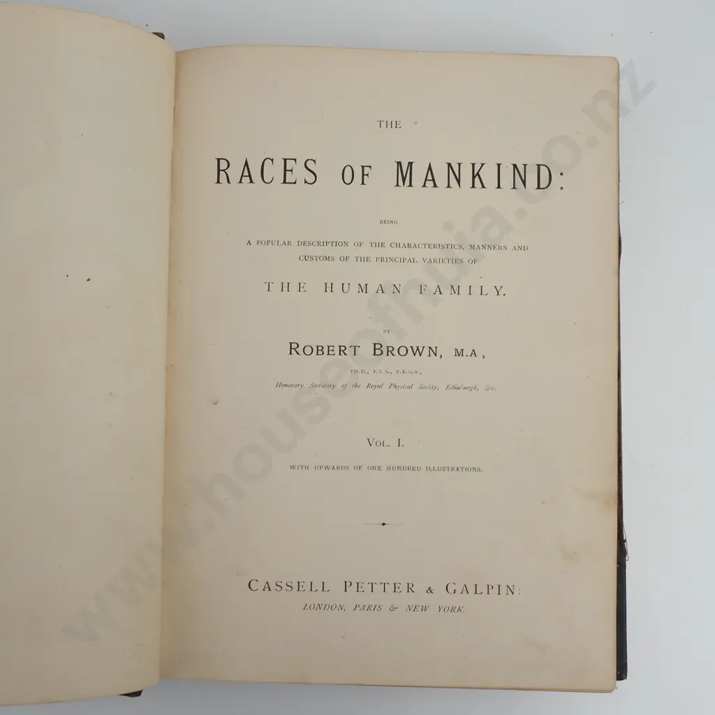 Robert Brown - The Races of Mankind Image 1++