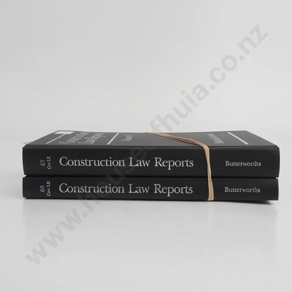 Furmston, Michael; Construction Law Reports (Volumes 67 & 69) Image 1++