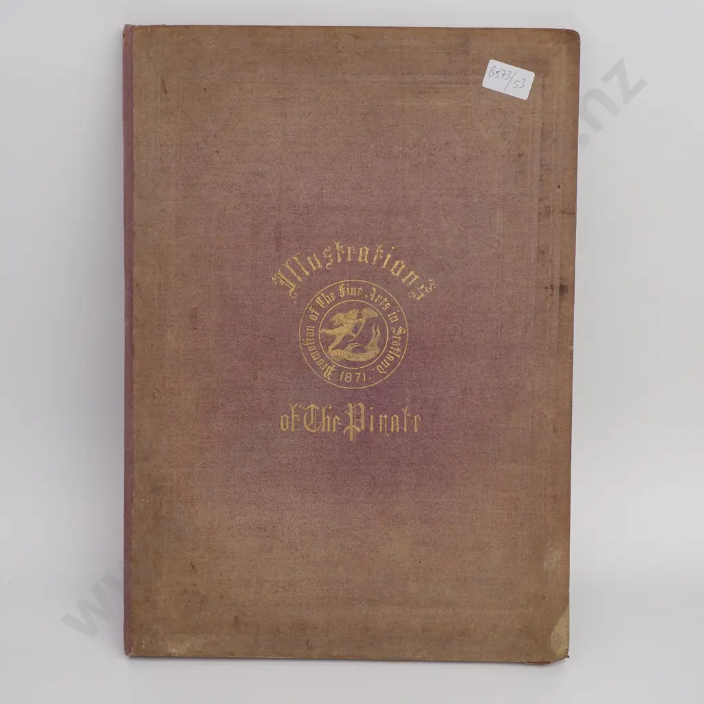 Portrait of Sir Walter Scott and Five Engravings in Illustration of 'The Pirate". Image 1++