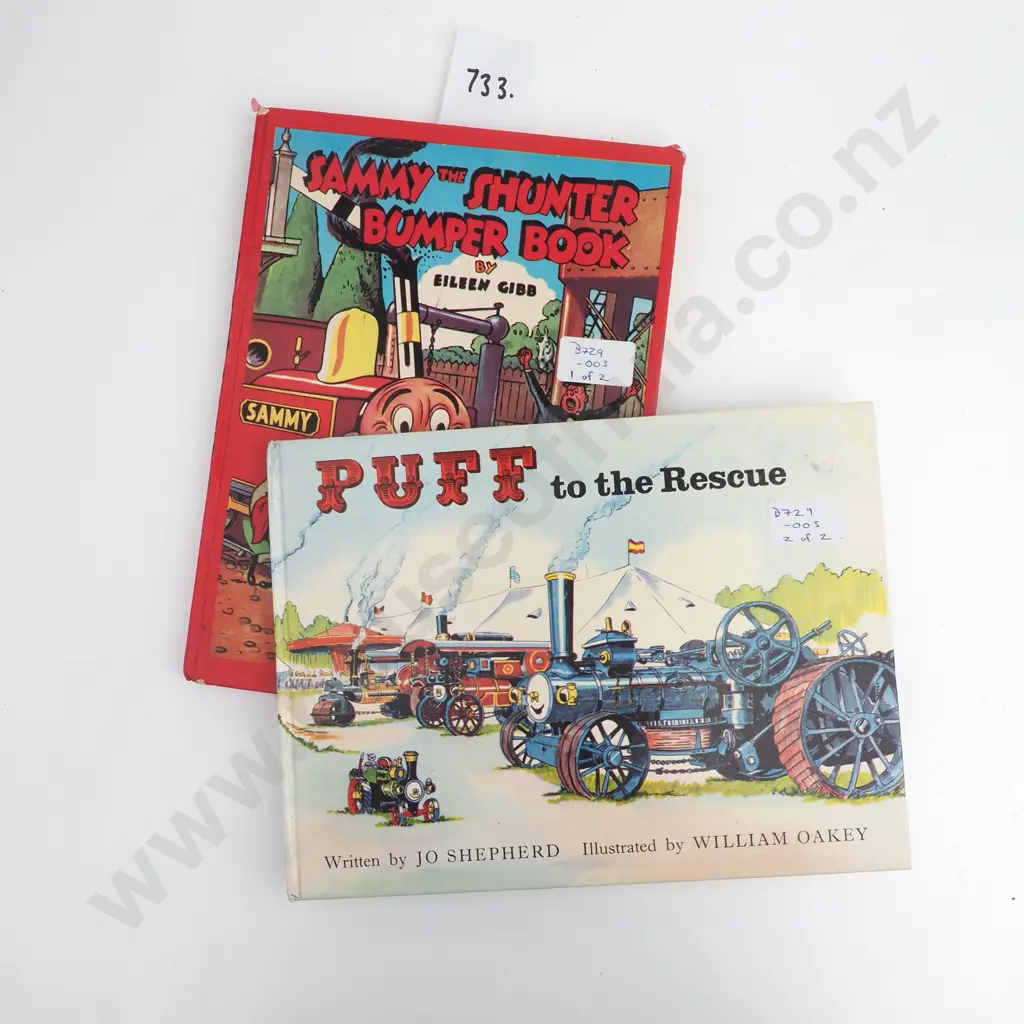 Two Rare Children's Books on Locomotives / Trains Image 1++