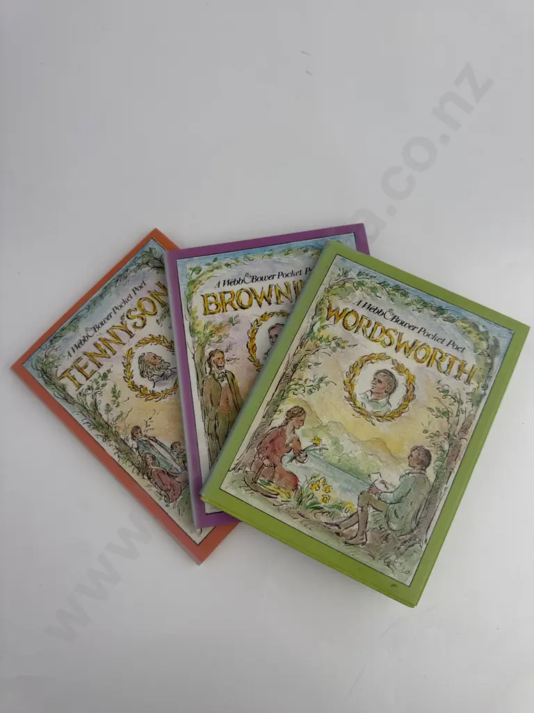 3 x Webb & Bower Pocket Poet Books Image 1++