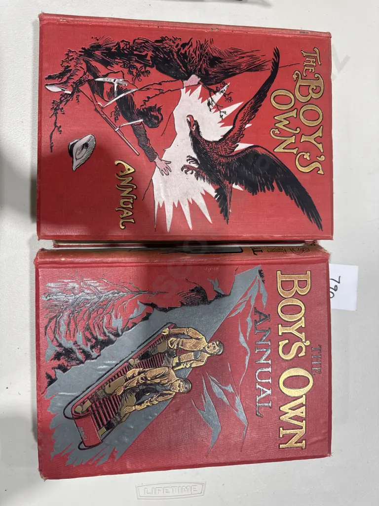 Two Red Copies of The Boys Annual Image 1++