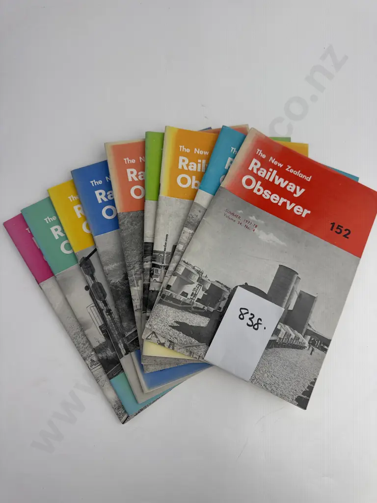 Ten Copies of 'The New Zealand Railway Observer' Image 1++