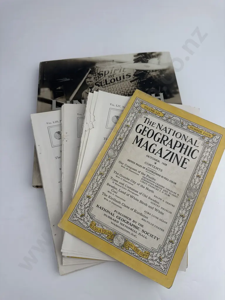 Hardesty, Von; Lindbergh plus National Geographic magazine articles Image 1++
