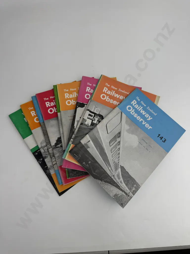 Ten Copies of 'The New Zealand Railway Observer' Image 1++