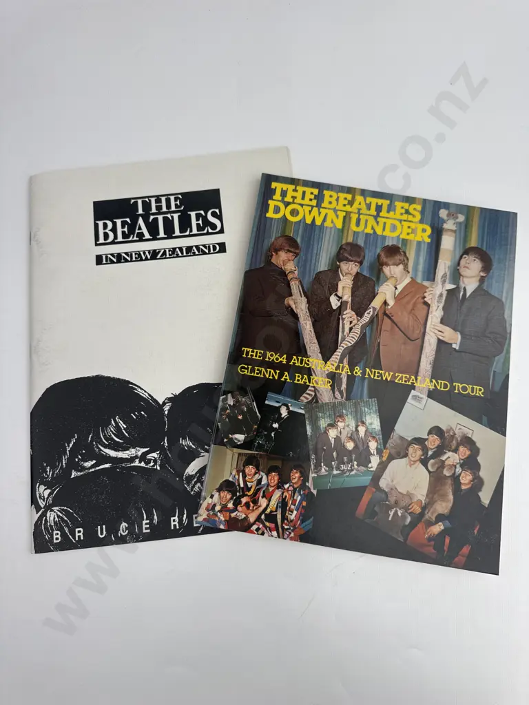 2 Books on the Beatles in New Zealand Image 1++