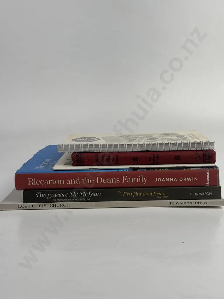 Assorted Lot Of Books Of Christchurch History Image 1++