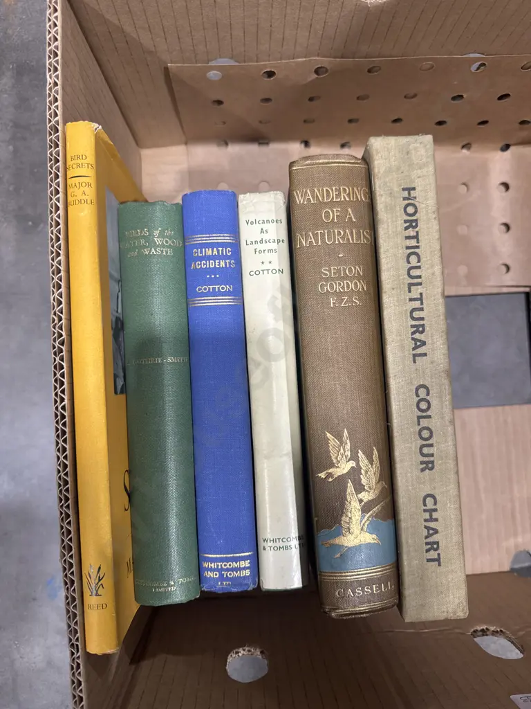 Seven Books On Horticulture, Birds, Climate & Volcanoes Image 1++
