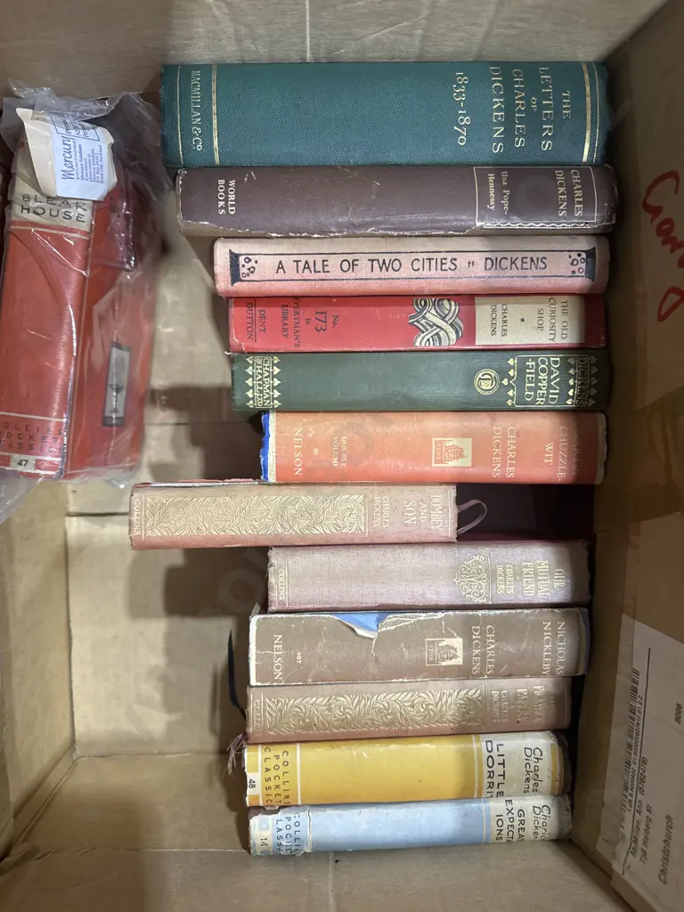 Charles Dickens - Eleven Titles, a Biography & The Letters of Dickens From 1833-1870 Image 1++