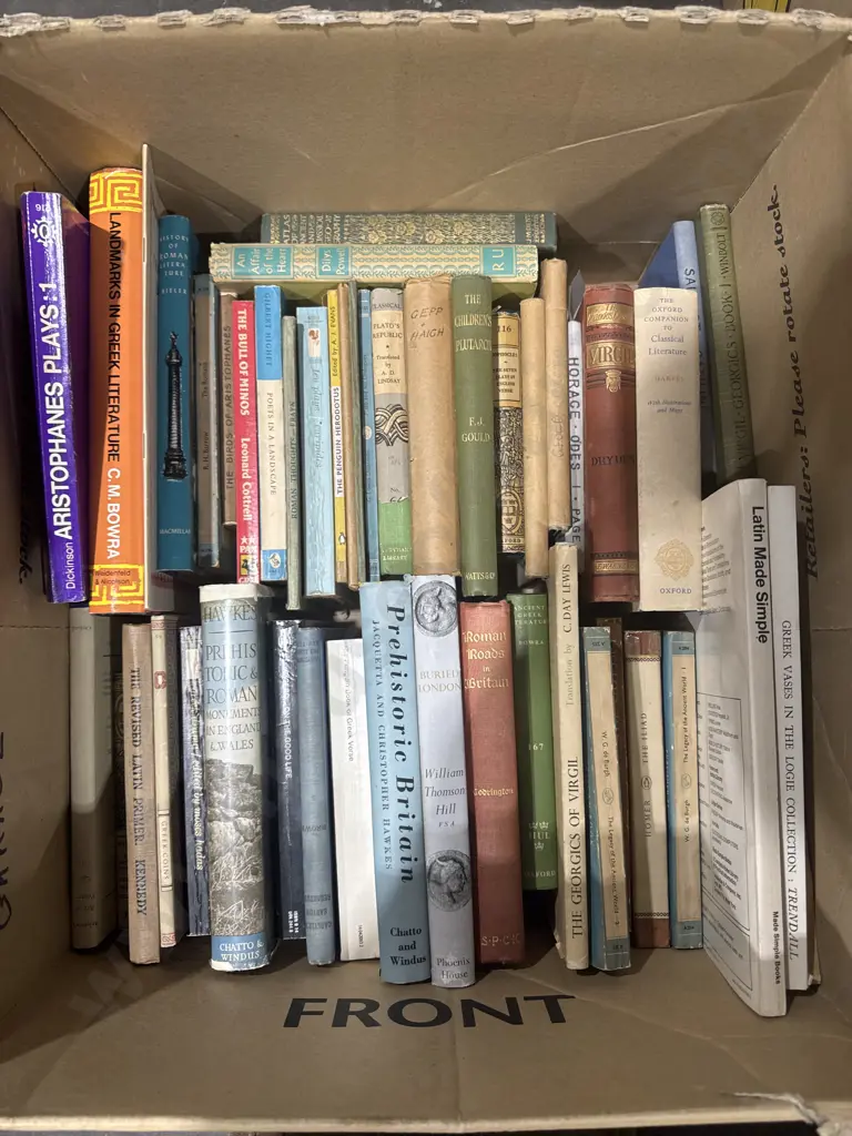 A Quantity of Classical Greek & Roman Themed Books Image 1++