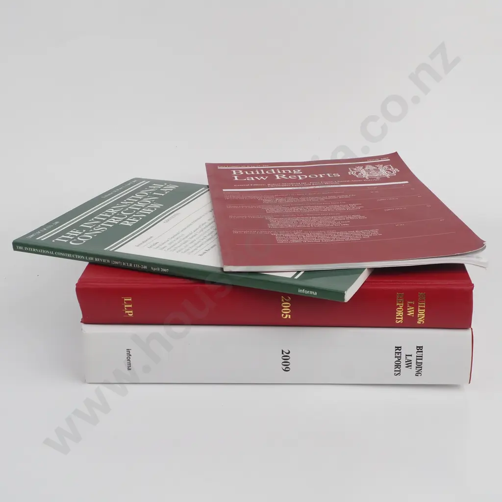Building Law Reports to 2007 & The International Construction Law Reviews to 2008, MPG Books, Bodmin, Cornwall Image 1++