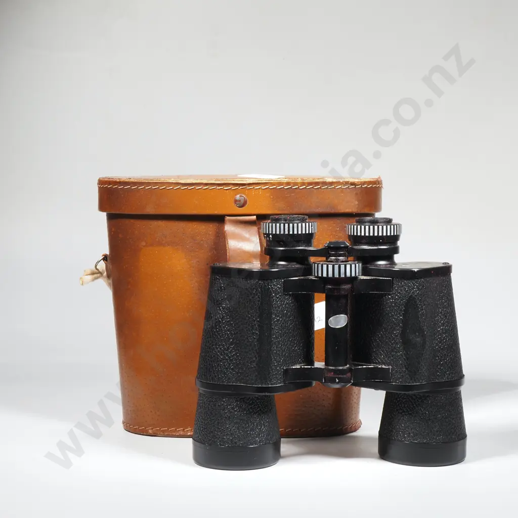 Bisley Deluxe 10 x 50 Binoculars in Original Case Image 1++