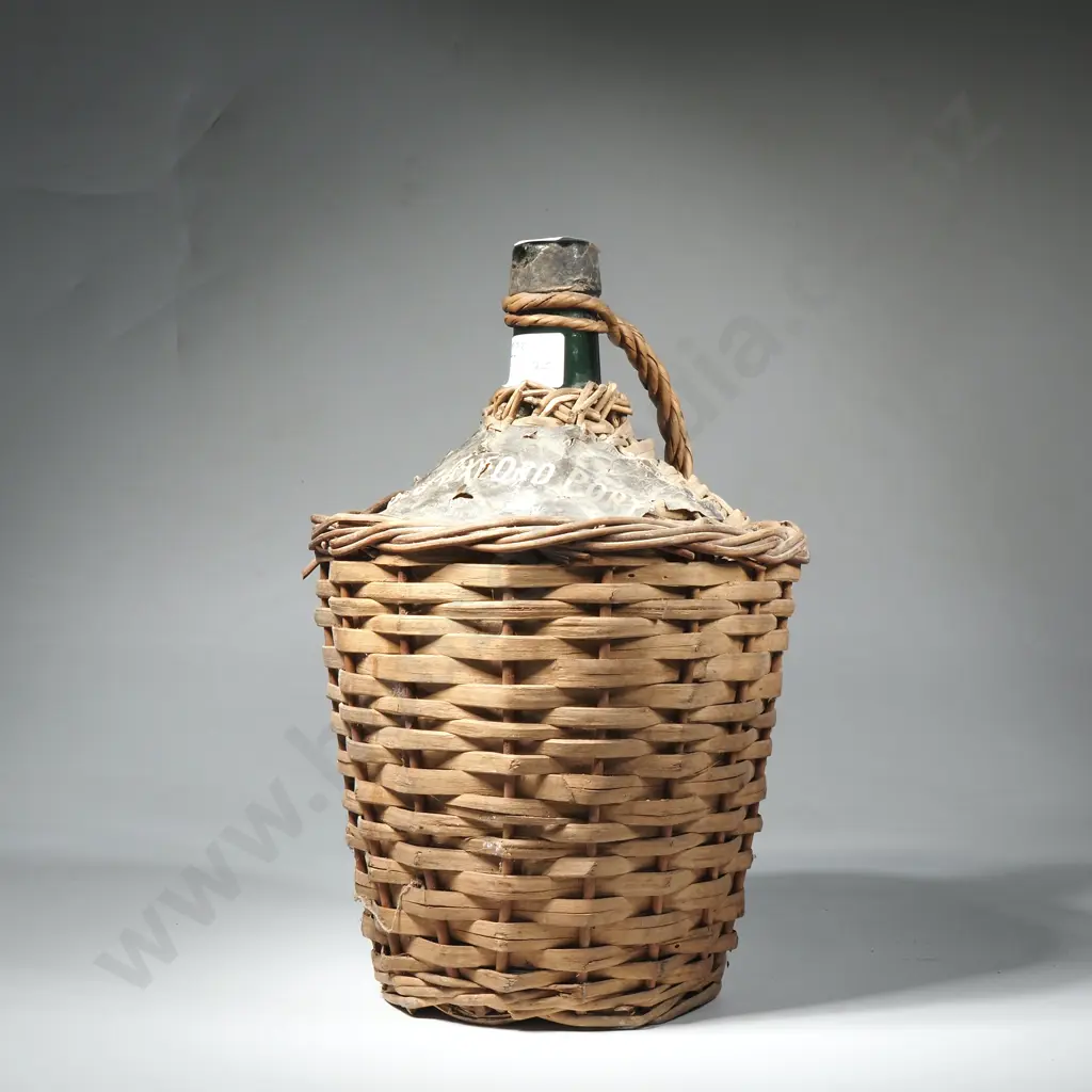 Vintage Wicker encased 'Old Oxford Port' Bottle Image 1++