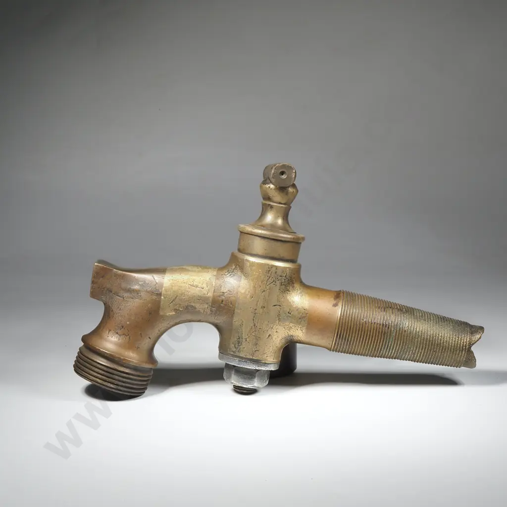 Large Brass Tap or Spigot Used for Wine Barrels or Casks Image 1++