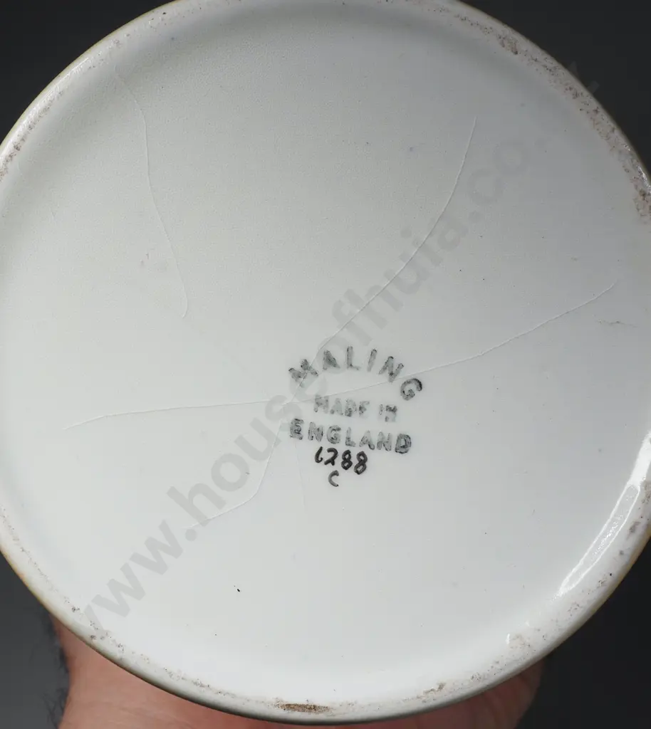 Maling Ribbed Jug w Embossed Blossom Decoration Image 1++