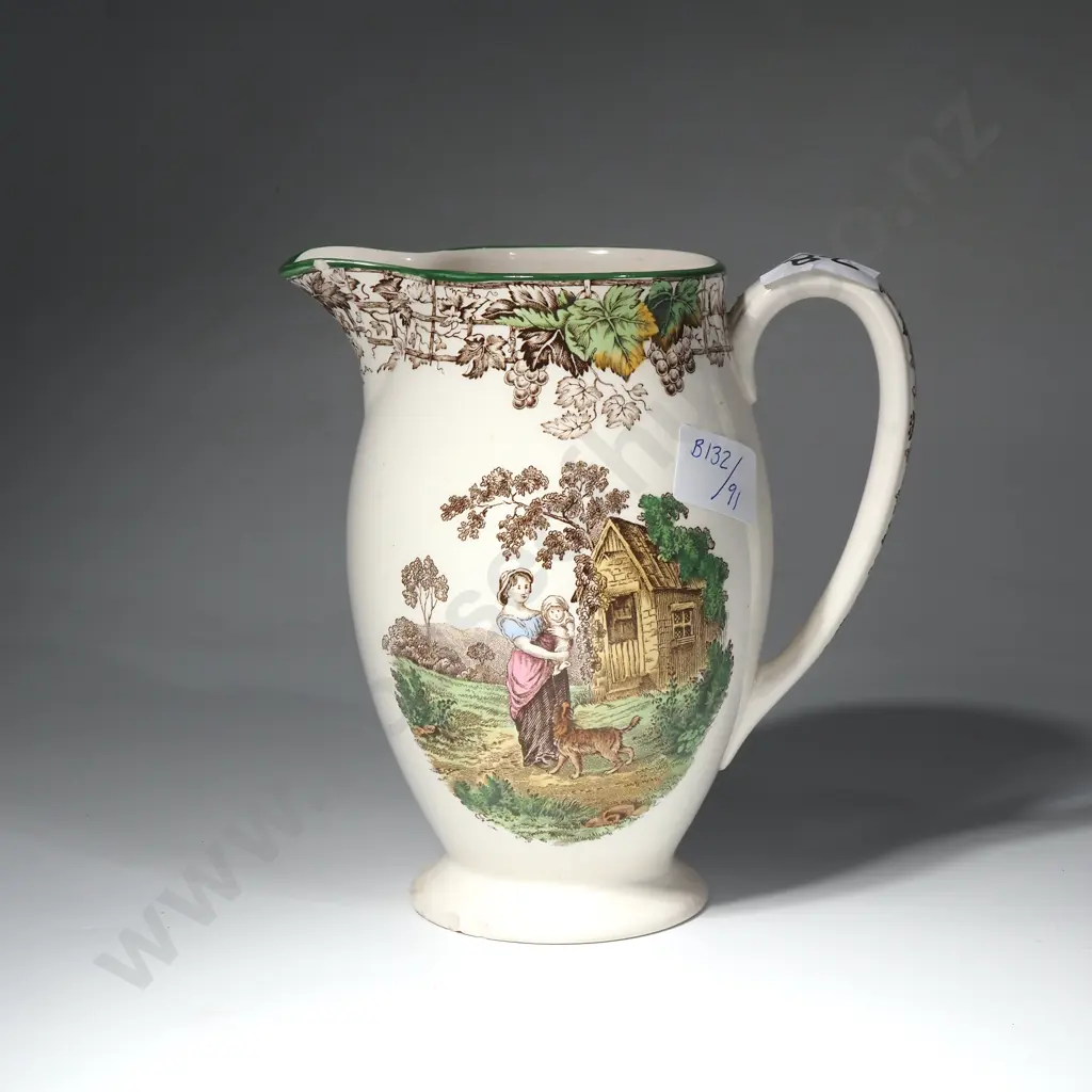 Vintage Copeland Spode Byron Pattern Jug A/F Image 1++