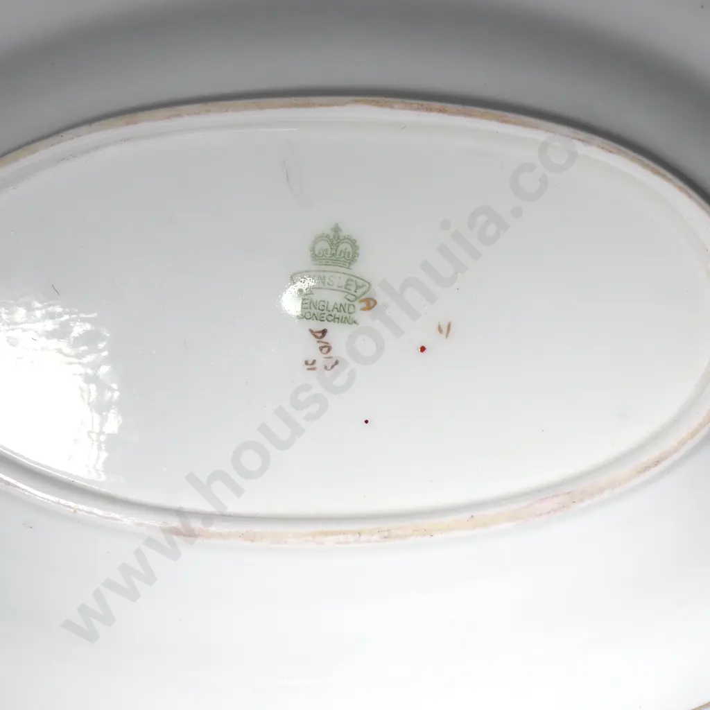 Vintage Aynsley Bone China Orchard Gold Dish - Signed D. Jones Image 1++