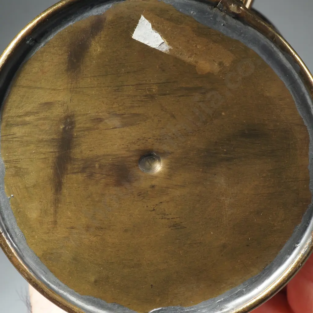 Vintage Brass Embossed Scene Jug - Likely by Peerage, England Image 1++
