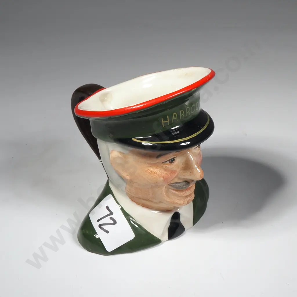 Vintage Carlton Ware Harrods "Door Man" Toby Jug Image 1++
