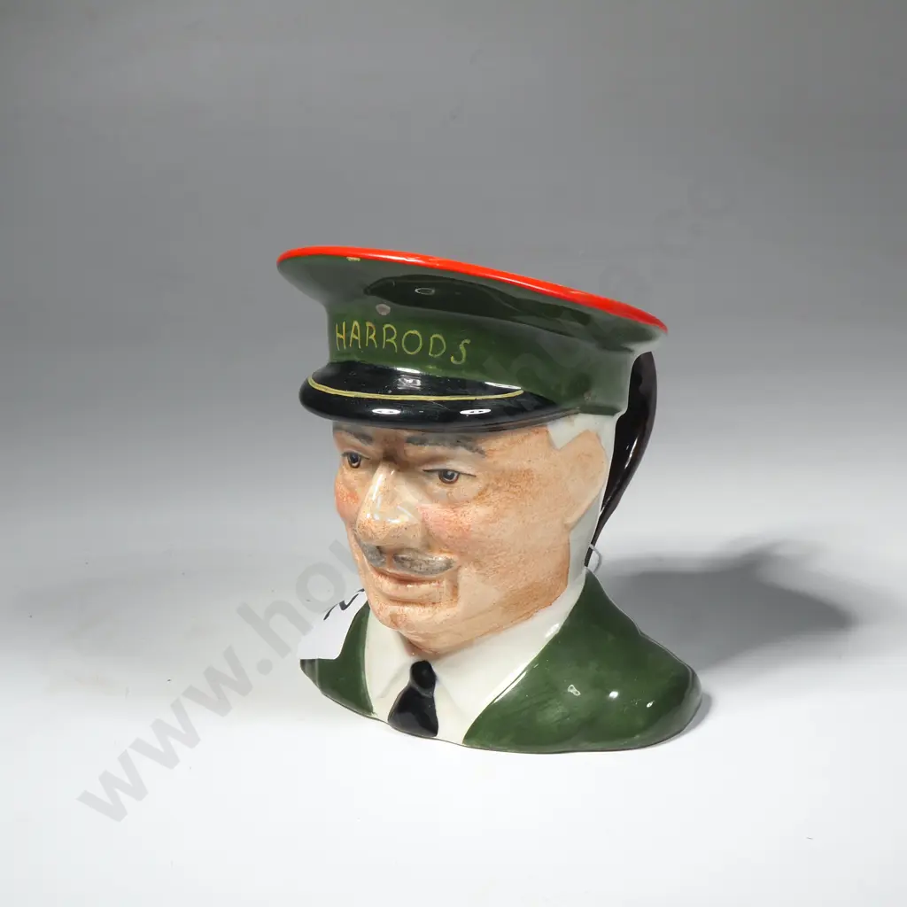 Vintage Carlton Ware Harrods "Door Man" Toby Jug Image 1++