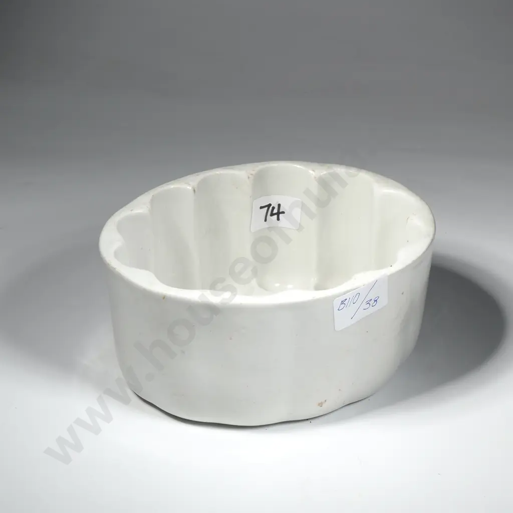 Antique Stoneware Jelly Mould - Circa 1900 Image 1++