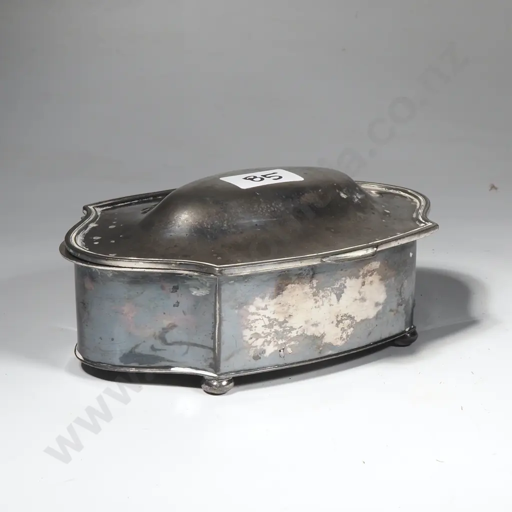 Vintage Essex Quadruple Plate Trinket Box Image 1++