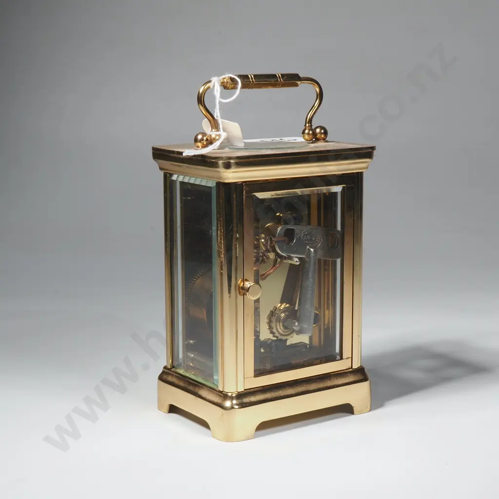 English Henley Brass Cased Carriage Clock Image 1++