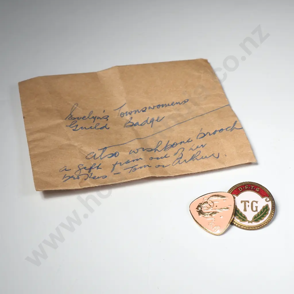 Two Vintage Badges Image 1++