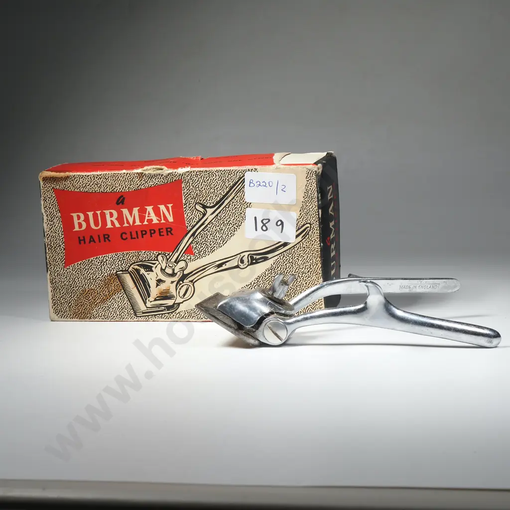 Vintage Burman Hair Clippers in Original Box Image 1++
