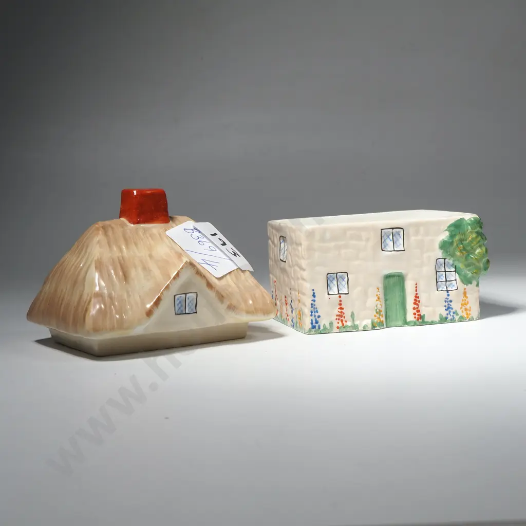Vintage English Carlton Ware Potteries 'Cottage' Preserves Pot Image 1++