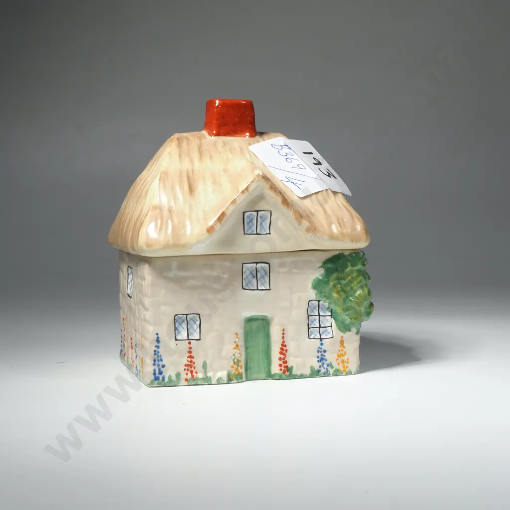 Vintage English Carlton Ware Potteries 'Cottage' Preserves Pot Image 1++