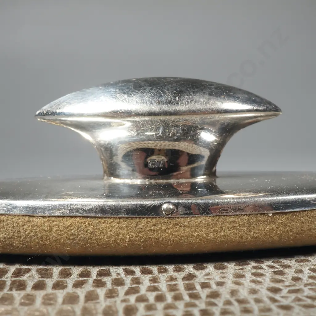 Antique Cased Sterling Silver Topped Manicure Set Image 1++