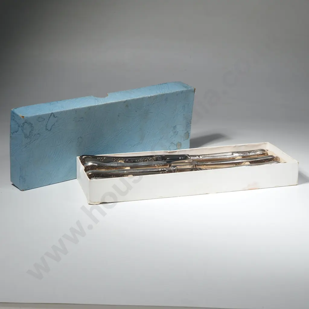Boxed Set of Six Stainless Steel Knives - Sheffield Made Image 1++